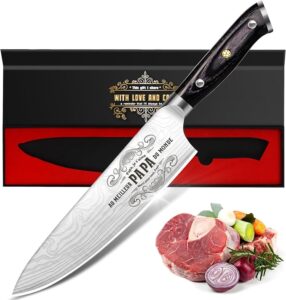 couteau cuisine personnalisé