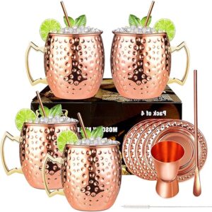 tasses moscow mule en cuivre