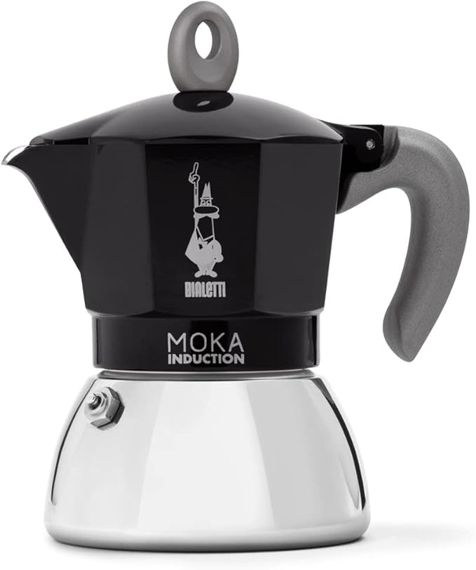 Bialetti Moka Induction 4 Tasses – Cafetière Italienne Compatible Induction