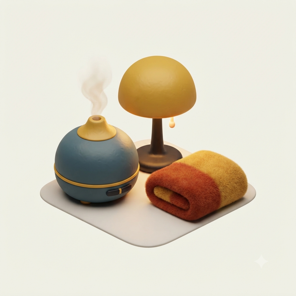 Confort & Atmosphère
Diffuseurs de parfum, lampes d’ambiance et ventilateurs silencieux : créez chez vous une atmosphère confortable et apaisante au quotidien.